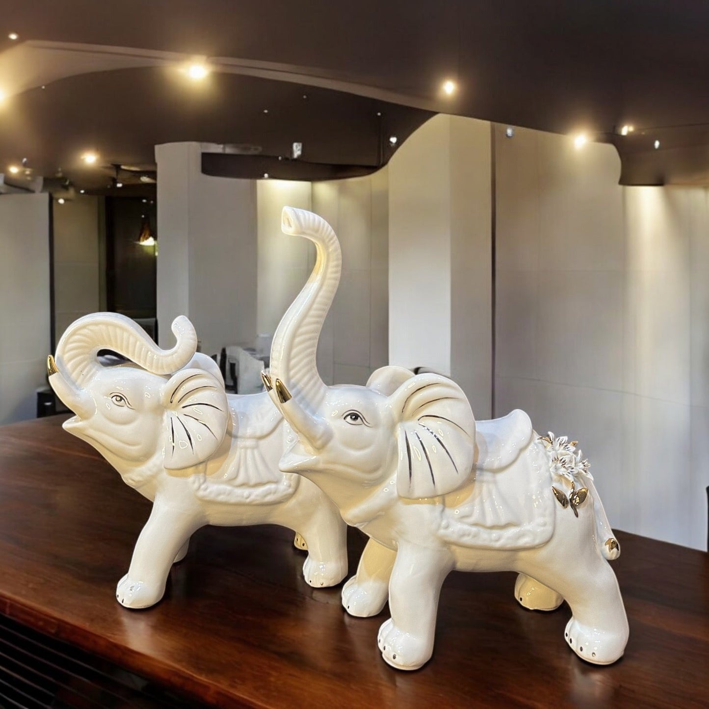 GIANT CERAMIC ELEPHANTS
