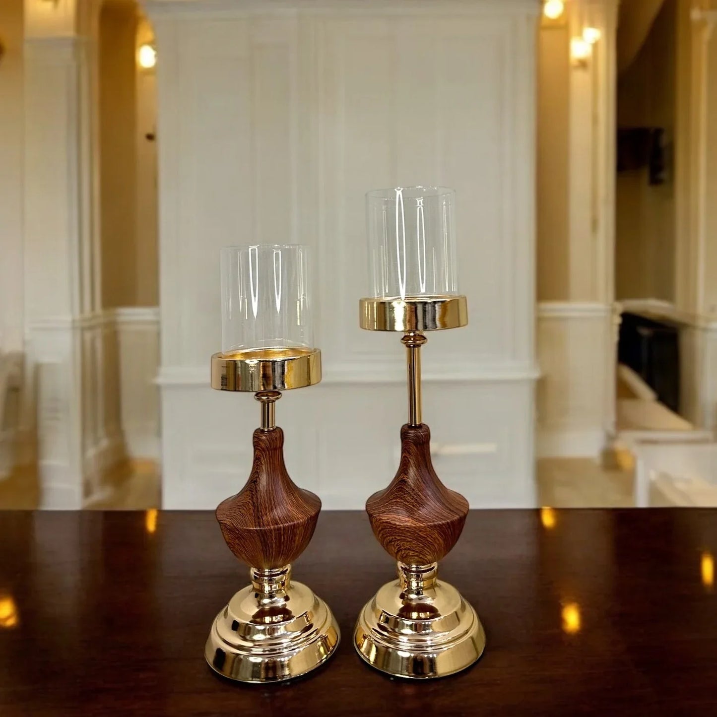 WOODBRIDGE CANDLE HOLDERS