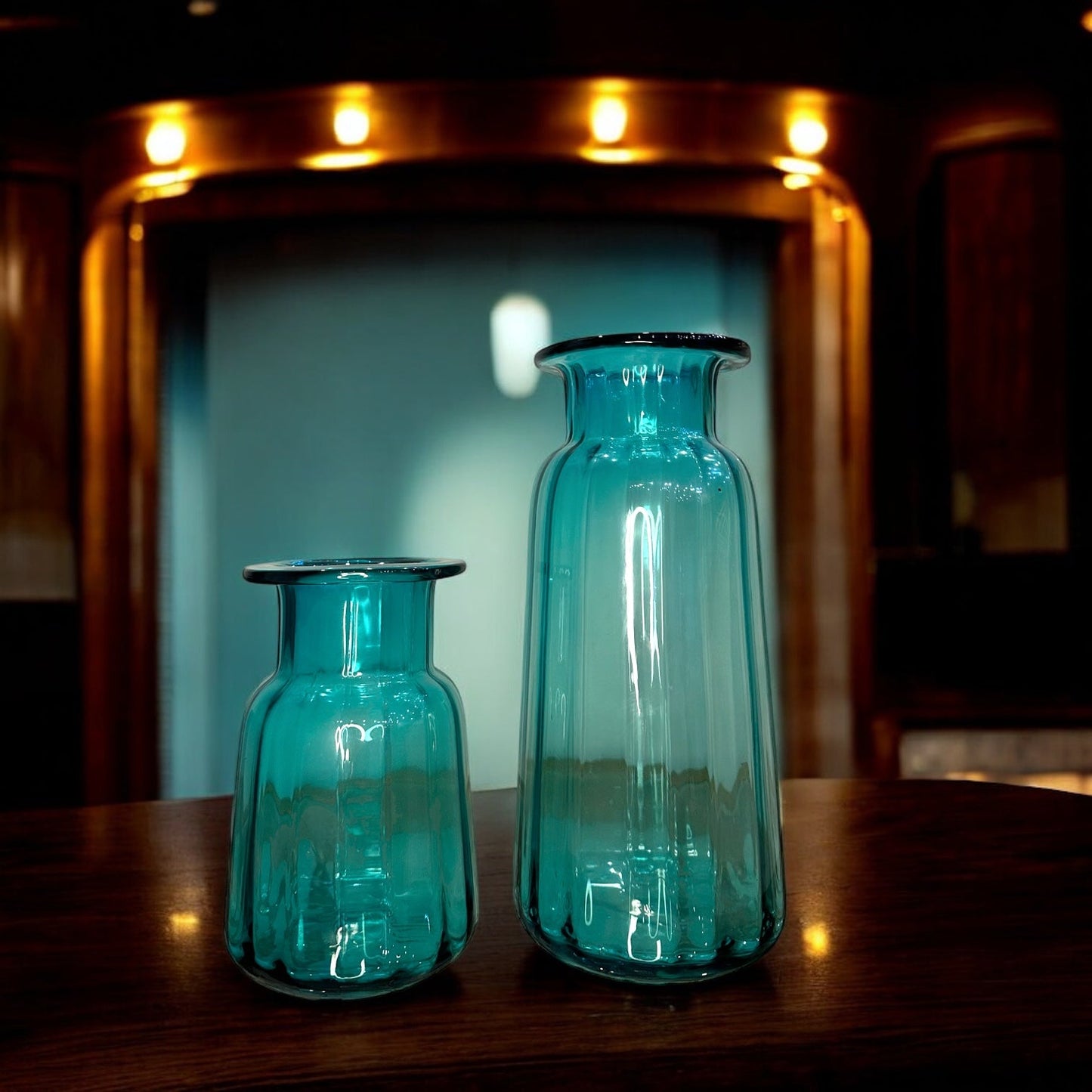 AQUA BLUE GLASSWARE
