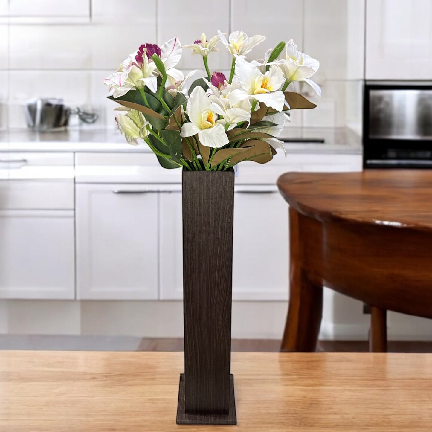 WOODEN FLOWER VASE (LOCAL)