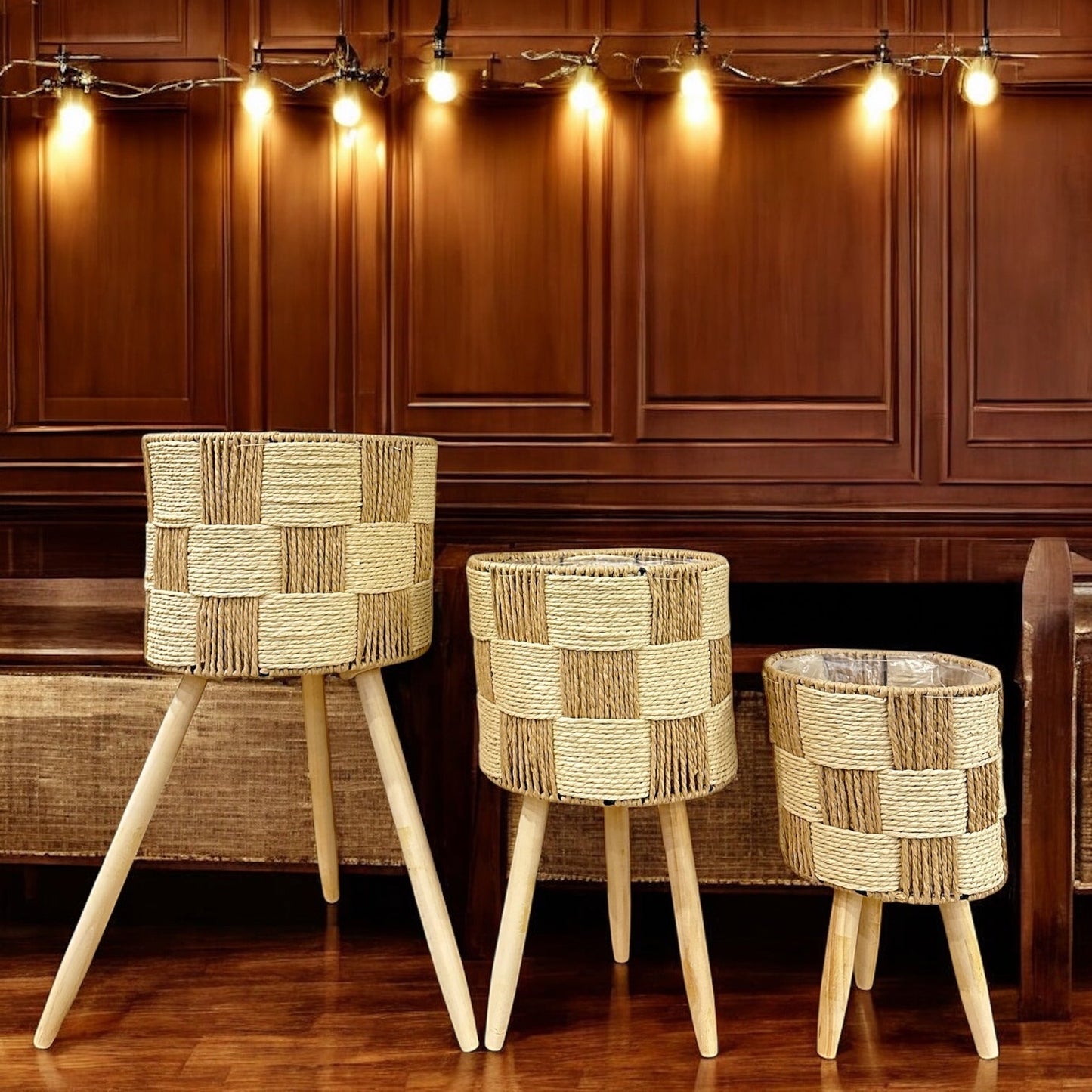 KNOT AND WOOD PLANTERS