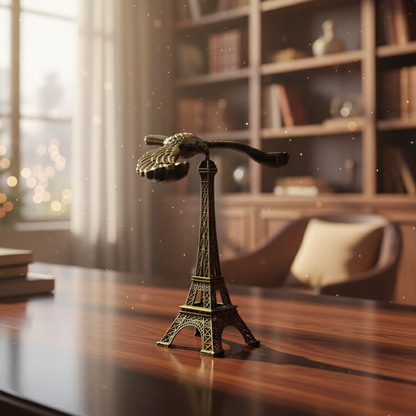 Eiffel Tower & Bird Sculpture
