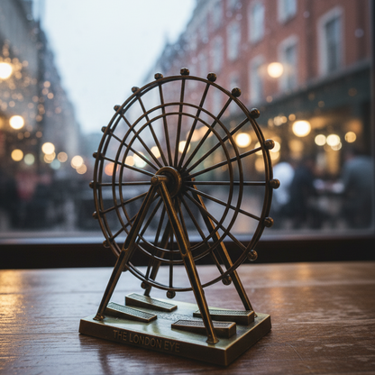 Small Metal Ferris Wheel Model