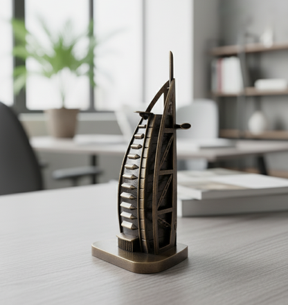 Burj Al Arab Brass Miniature
