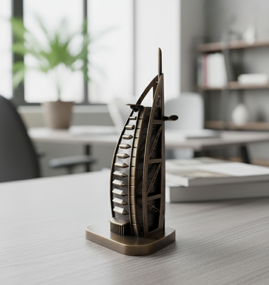 Burj Al Arab Brass Miniature
