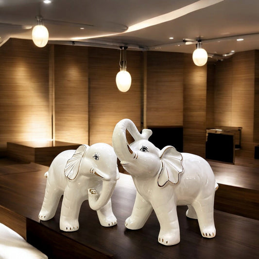 GIANT CERAMIC ELEPHANTS