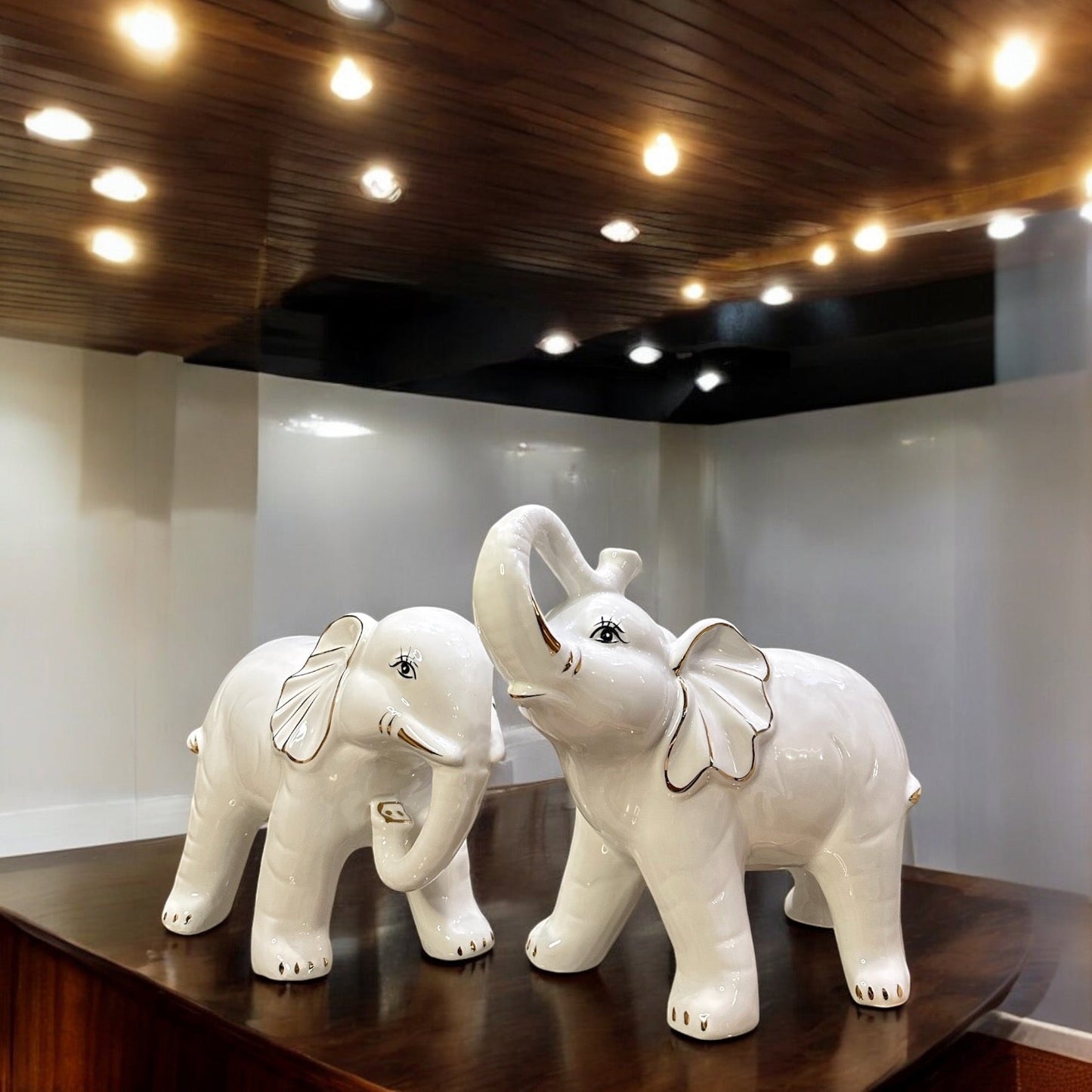 GIANT CERAMIC ELEPHANTS