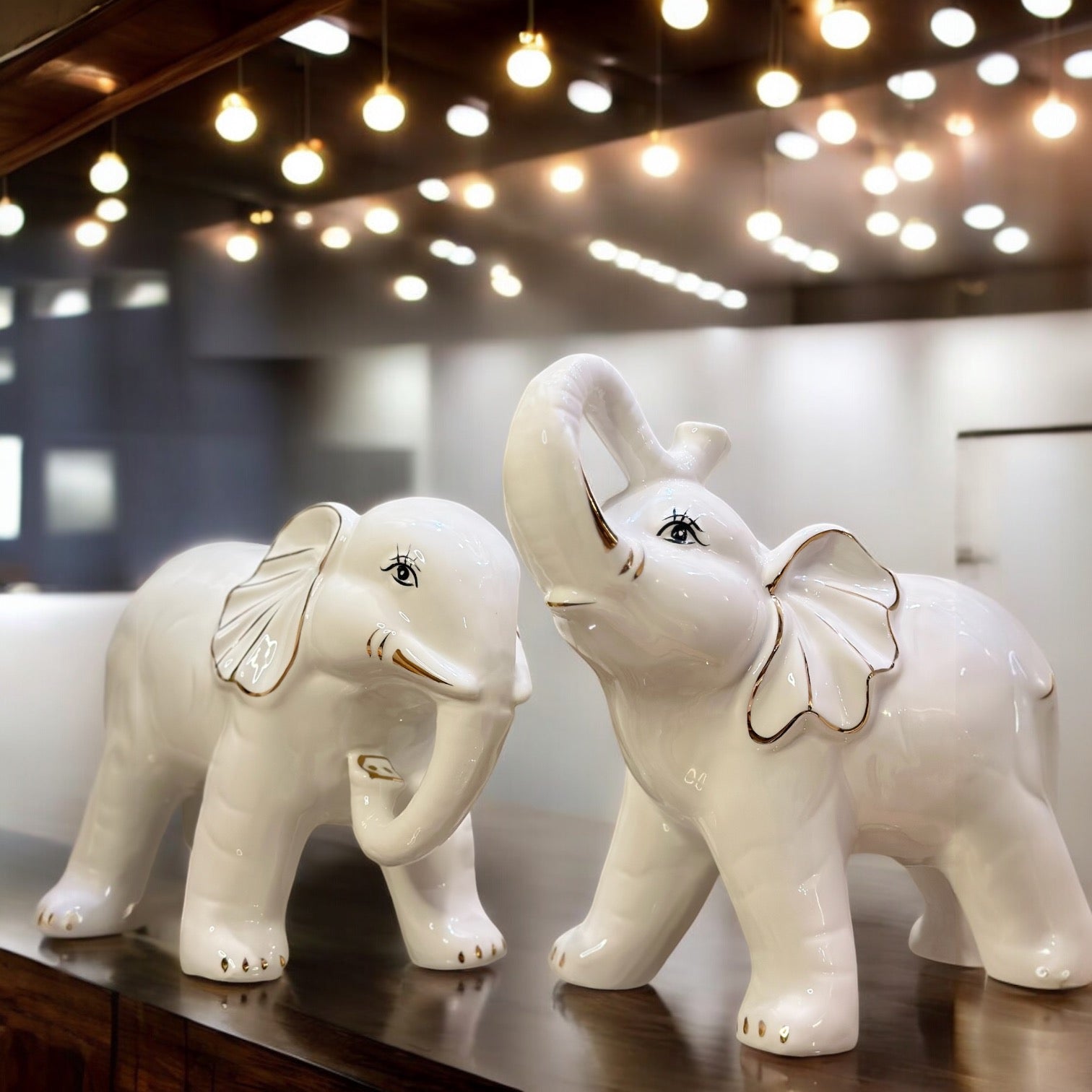 GIANT CERAMIC ELEPHANTS