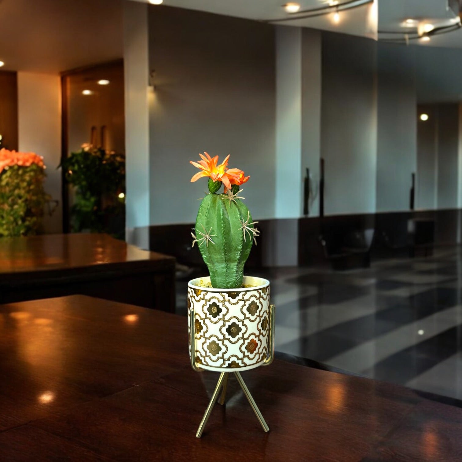 CERAMIC BLOOM CACTUS