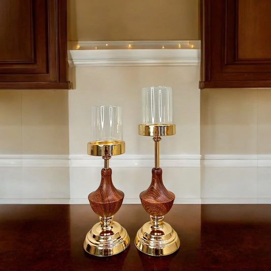 WOODBRIDGE CANDLE HOLDERS