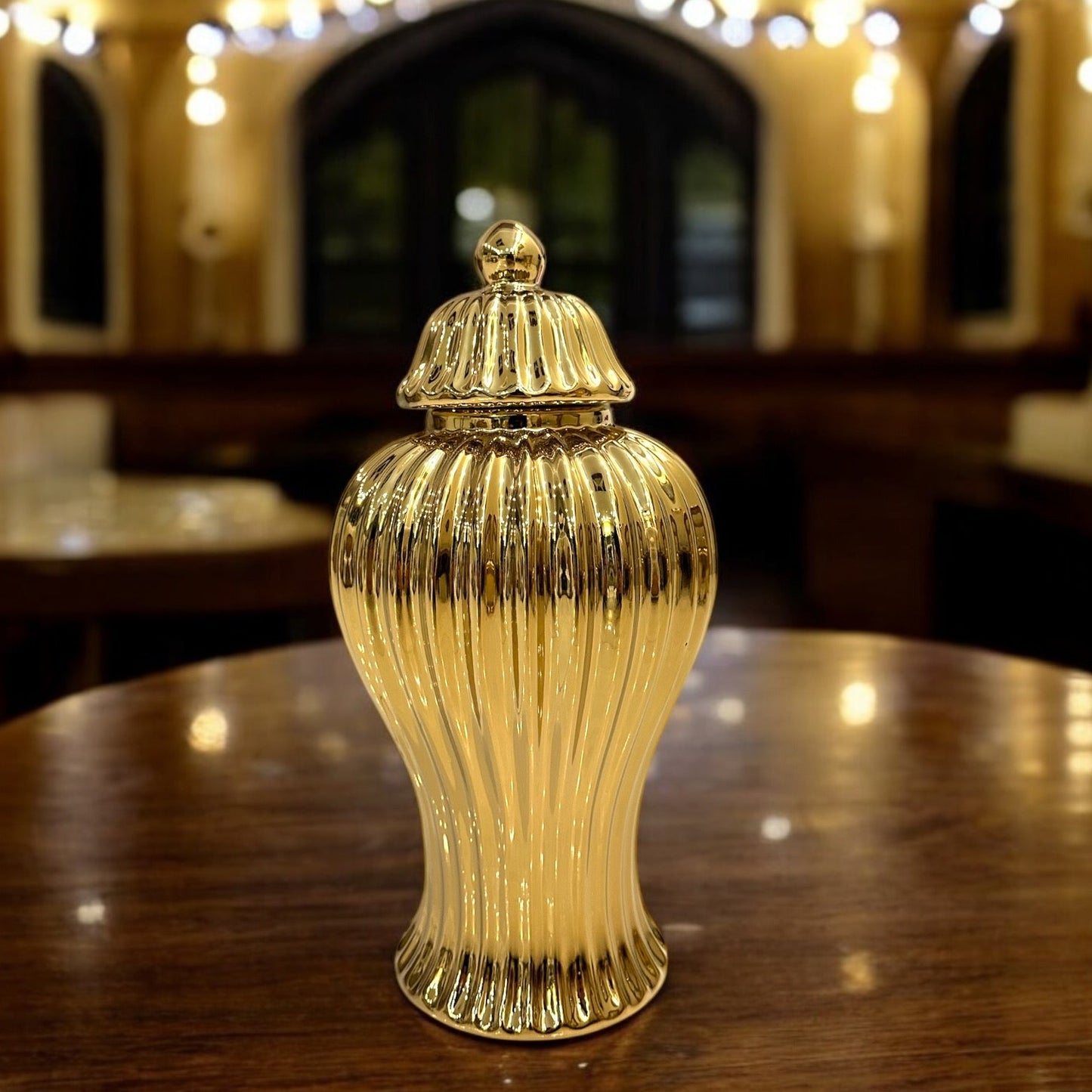 CERAMIC TREASSURE JAR