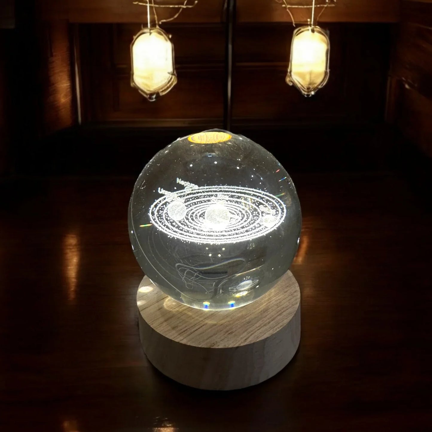 CRYSTAL BALL LAMP