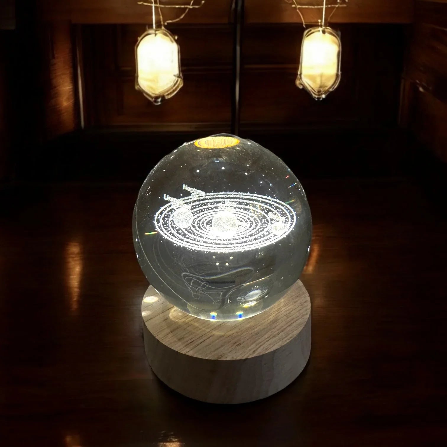 CRYSTAL BALL LAMP