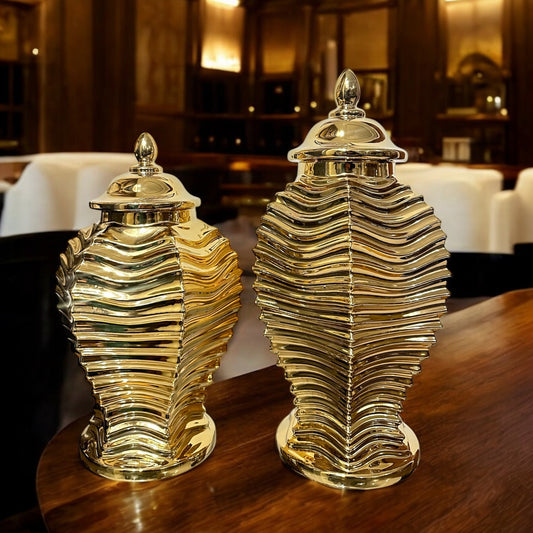 CERAMIC TREASSURE JAR