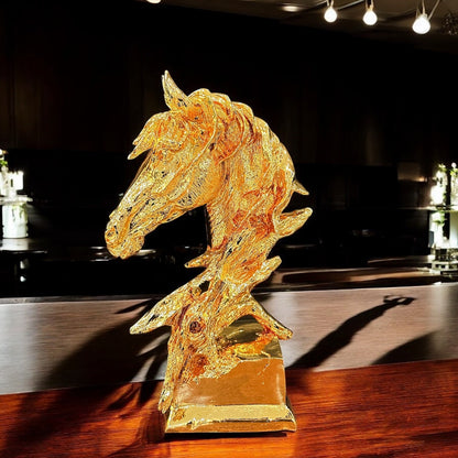 GOLDEN HORSE STATUE