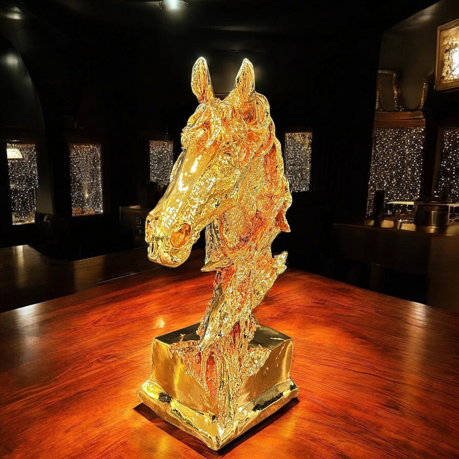 GOLDEN HORSE STATUE